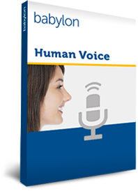 Voz humana - Inglês EU